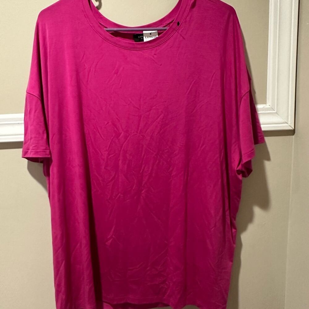 Express Relaxed Pink‎ Oversized Tee